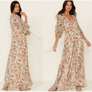 formal spring maxi dress Women's Skyline Floral Tiered Maxi Dress